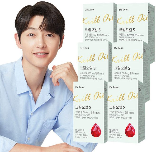 [공식]닥터린 크릴오일S / 슈퍼바부스트 크릴오일 100% 남극크릴오일, 6개, 30정