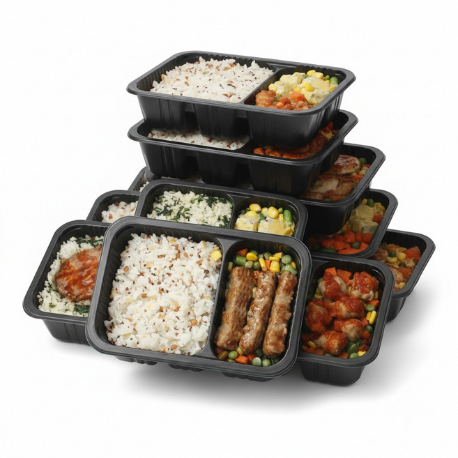 더 건강한 냉동 도시락 영양밥 6종 12팩 전자레인지 간편조리, 12개, 250g