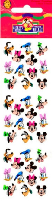 미키마우스 미니마우스 도날드덕 데이지덕 플루토 구피 얼굴[샌디라이온 / Sandylion / 디즈니 / 스티커]