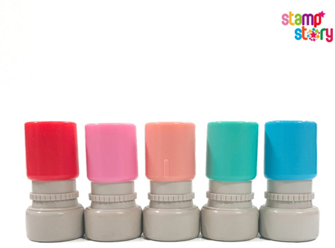 [스탬프스토리] 어린이날 단체선물 만년스탬프 주문제작스탬프, 02_ 2원형 스탬프