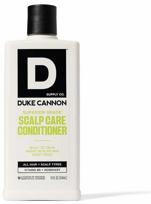 Duke Cannon Tropic Drift 2-in-1 남성용 헤어 워시 - 신선한 헤어 및 두피 - 샴푸 및 컨디셔너 414ml(14온스) 하이드레이팅 포뮬러, Vitamin B5 and Rosemary, 14 Fl Oz (Pack of 1) - 쿠팡