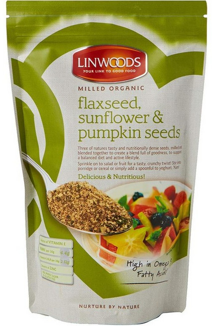 Linwoods 린우즈 밀드 플랙시드(아마씨)+해바라기+호박씨, 10개