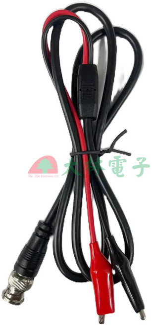 【大林電子】BNC 轉鱷魚夾線 100CM 測試線 Y101, 1個