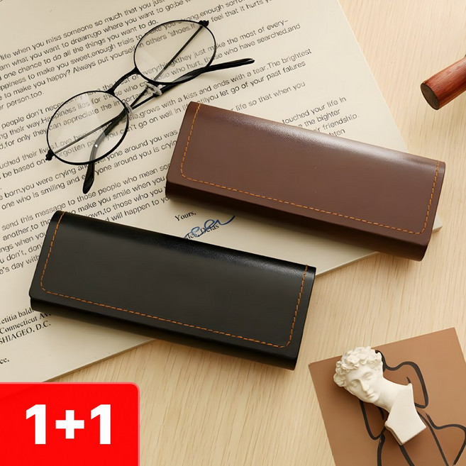 샌디르 휴대용 가죽 안경케이스 안경집 선글라스 보관함