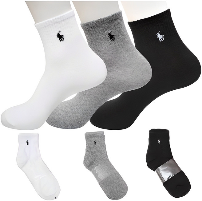 삭스어패럴 남성용 말자수중목 양말 10족