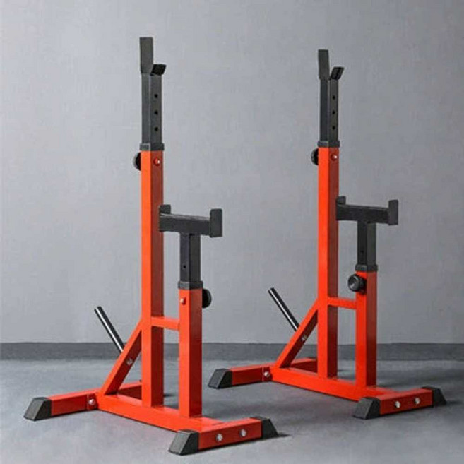 헬스운동기구 홈트레이닝 머신 바벨 30kg 기계, 블랙 일체형 스쿼트 랙