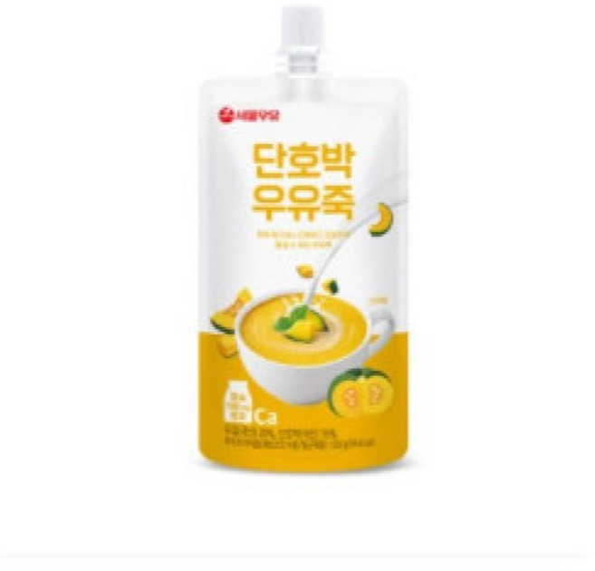 서울우유 단호박 우유죽, 5개, 130g