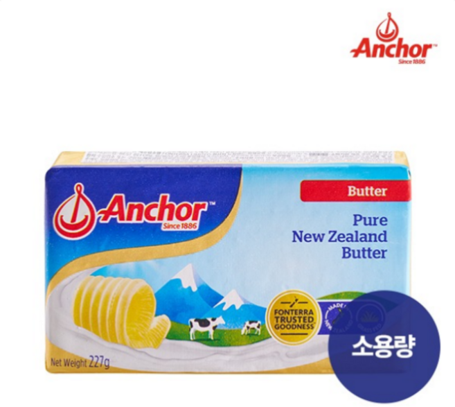 앵커버터 227g 1개 (무가염 - 나트륨 함유제품)