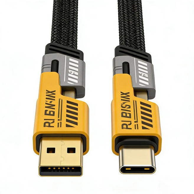 多功能65W快充充電線，USB Type-C Lightning三合一，適用於手機、平板、筆記型電腦, 4合1充電線【1米快充】, 1個, 1m