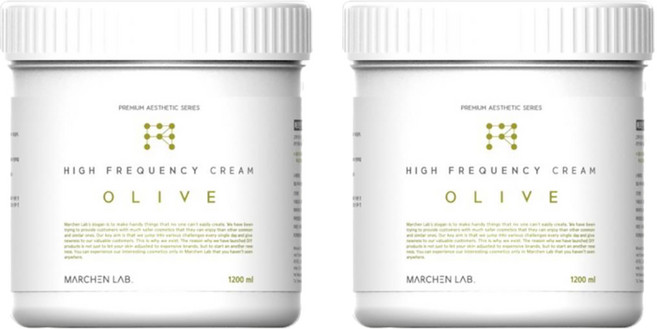 메르헨랩 올리브 고주파크림, 1.2L, 2개