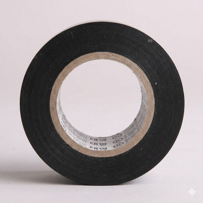 태영 광폭 전기 절연 테이프 50mm x 10m 블랙 산업용테이프 배선작업 전기테이프