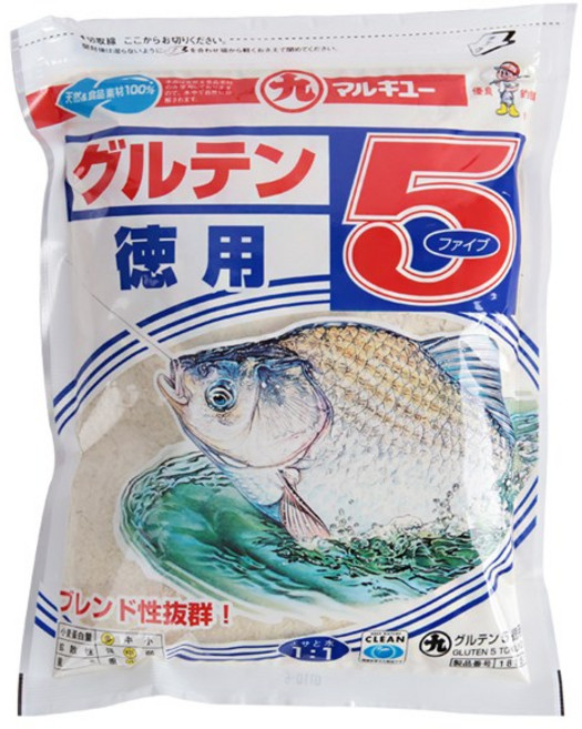 마루큐 글루텐5 덕용 바닐라 마루큐떡밥 붕어 잉어 향어 떡밥, 마루큐 글루텐-5(덕용), 1개