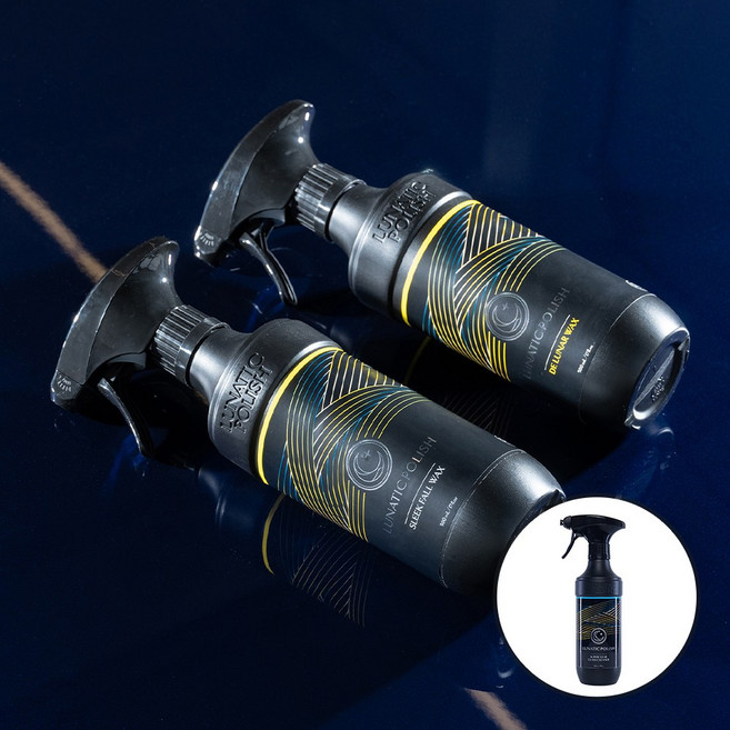 글래스크리너루나틱폴리시 레이어링 세트 더루나왁스슬릭폴왁스 불스원 유리막코팅 세차용품 397749, 글래스크리너루나틱폴리시 레이어링 세트 더루나왁스슬릭폴왁, 블랙, 1