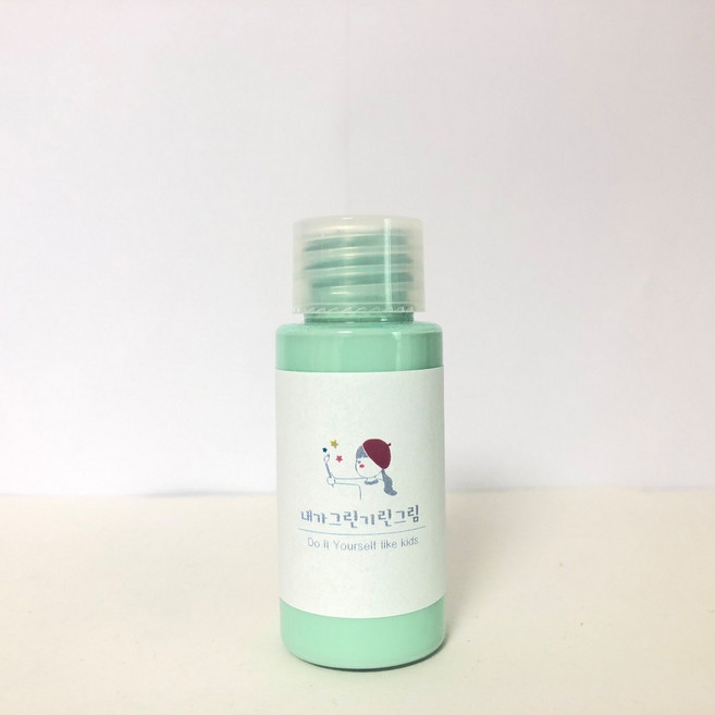 소량페인트 벽지 가구 소품 셀프 리폼 아이방 유치원 마카롱컬러 30-250ml, 연초록, 100ml, 100ml, 1개