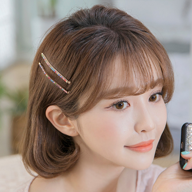 MISS21 비투원 헤어핀 머리핀 4개 세트 (hp488)