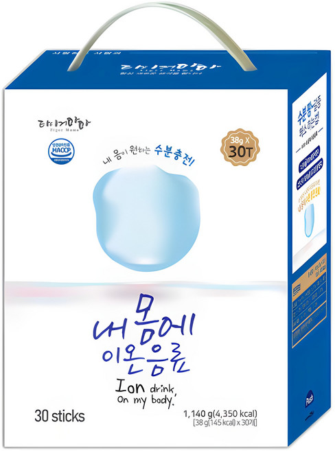 내몸에이온음료30T, 38g, 90개