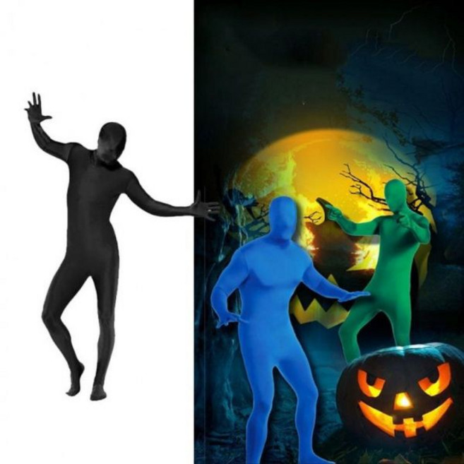 크로마키 촬영 의상 할로윈 의류 공연 무대복 일체형 원의상 쫄쫄이 스튜디오 전신 동영상 (Araium), 02 A.블랙 170CM