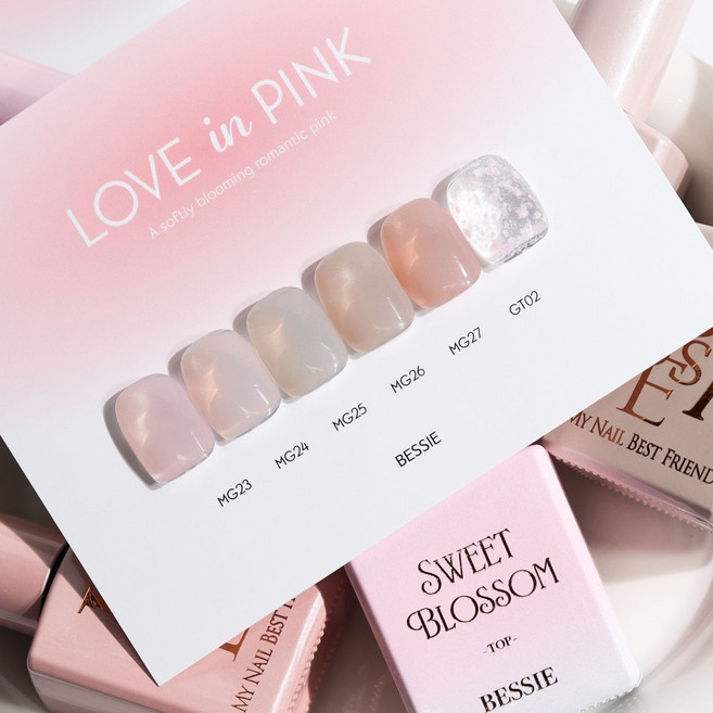 베씨 러브인핑크 자석젤네일, 1개, 11g, MG26