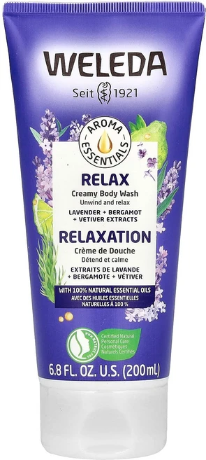 벨레다 크리미 바디워시 릴랙스 라벤더 + 베르가못 + 베티버 추출물 200ml WED-52951, 1개 - 쿠팡