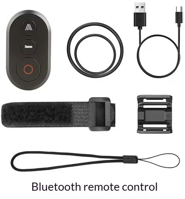 Insta360 X5/X4 Air/X4/Ace Pro2/GO3S용 손목 스트랩이 있는 무선 블루투스 리모컨 DJI OSMO360/ACTION 6 G, 01 remote control