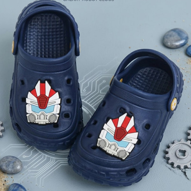 아동용 카봇 로봇 쿠노 EVA 슬리퍼 유아 샌들 어린이집 유치원 물놀이