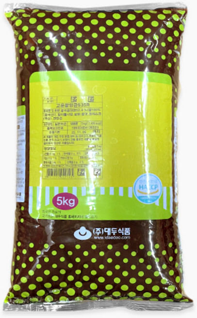 대두 고운팥앙금 S35R (도라야끼 호두과자 호빵), 1개, 5kg