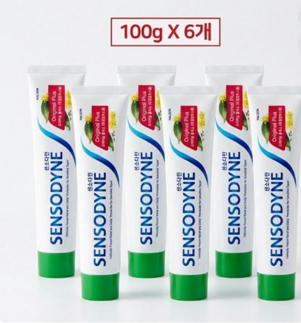 센소다인 오리지날 플러스 민감성 치약 100g x6개 x12개, 6개