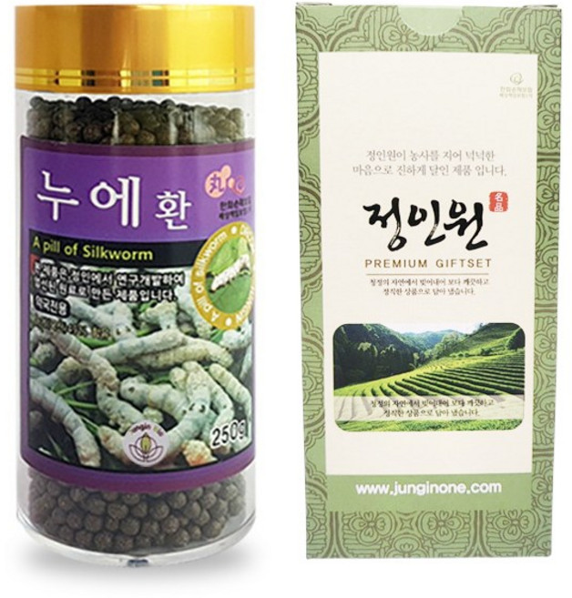 누에환 haccp인증 약국판매 국산뽕잎 국산검은콩함유 정인바이오누에환, 250g, 1개