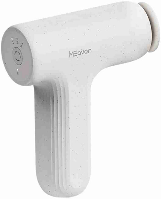 MEAVON 按摩槍 mini 3S 3000RPM 8kg推力 恆溫熱敷, 白色, MGM241