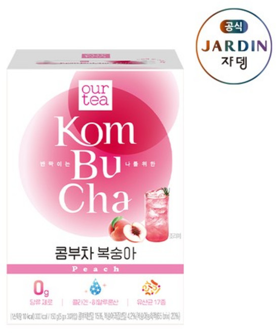 아워티 콤부차 복숭아, 5g, 30개입, 1개