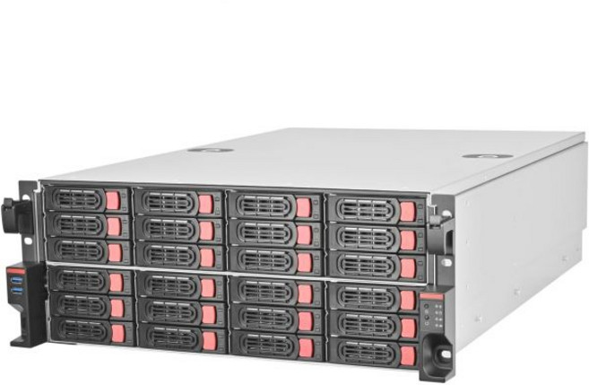 실버스톤 테크놀로지 RM22-308 2U 8베이 2.5인치 / 3.5인치 HDD/SSD 랙마운트 저장 케이스 미니 SAS HD SFF-8643 12 Gb/s 인터페이스, 4U, 24 hot-swap/ EEB