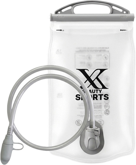 엑스뷰티 소프트 플라스크 리저브 하이드레이션 스포츠 워터팩, 1개, 1.5L, 화이트 스포츠 워터팩