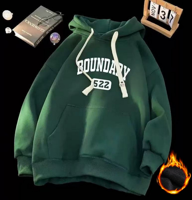 오스틱니 초특가 남성용 봄가을 루즈핏 기모 후드티