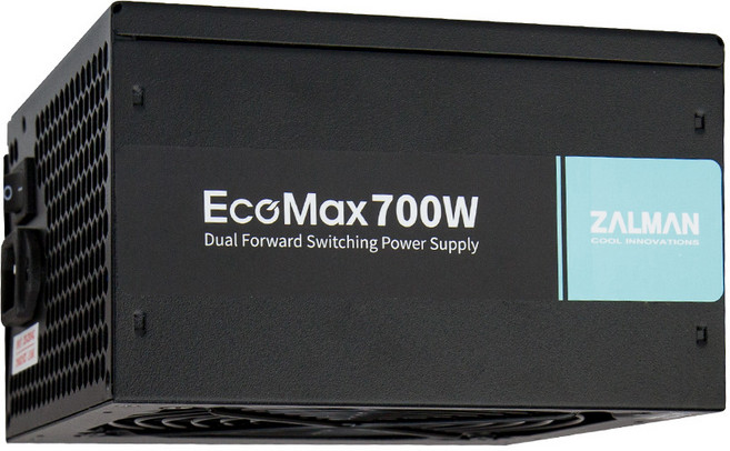 잘만 잘만 EcoMax 700W 정격 파워서플라이 ATX +12V 싱글레일 120mm 저소음 팬 자가조립용 데스크탑 PC용