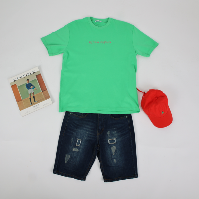 남자 청반바지 남성 빈티지 워싱 5부 데님반바지 6종 28-36