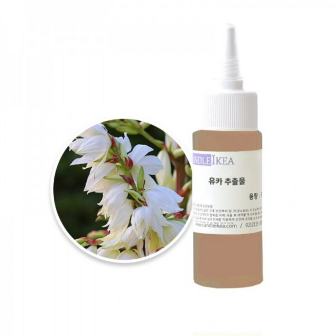 캔들이케아 유카 추출물 유카시데게라 천연거품제 비누 화장품 만들기재료, 1개, 500ml