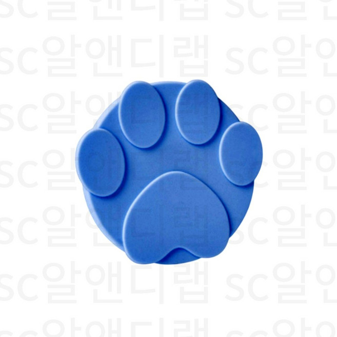 강아지 고양이 실리콘 캔커버 습식 사료 캔뚜껑 덮개 반려동물 간식 보관 밀폐 커버, 블루