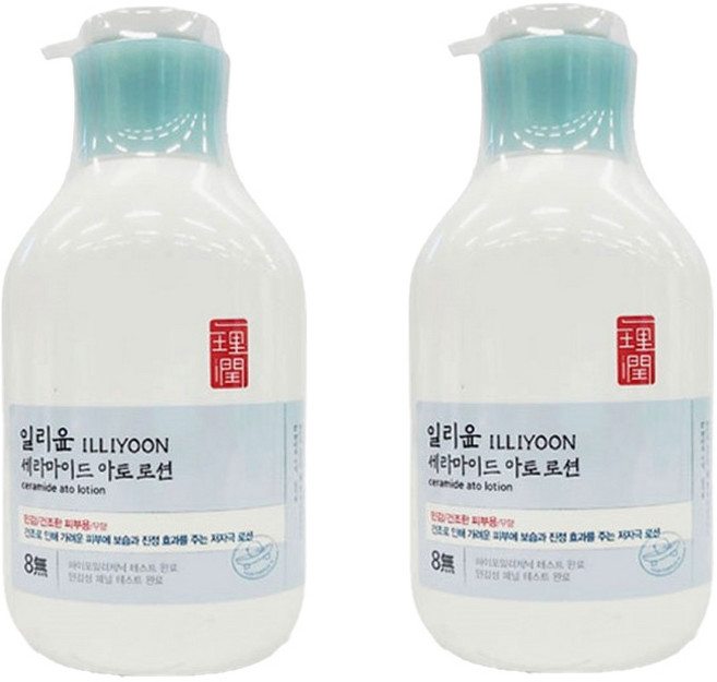 일리윤 세라마이드 아토로션 무향, 528ml, 2개