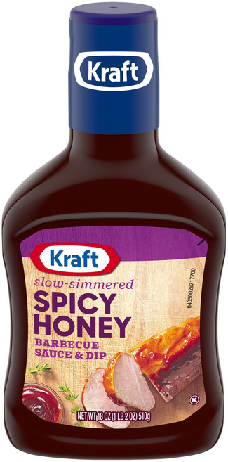 크래프트 바베큐 소스 & 딥 스파이시 허니, 1개, 510g