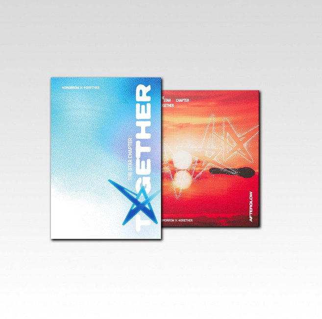 [버전선택] 투모로우바이투게더 앨범 별의장 TOGETHER Mini Book Keyring 투바투 키링, AFTERGLOW(레드)