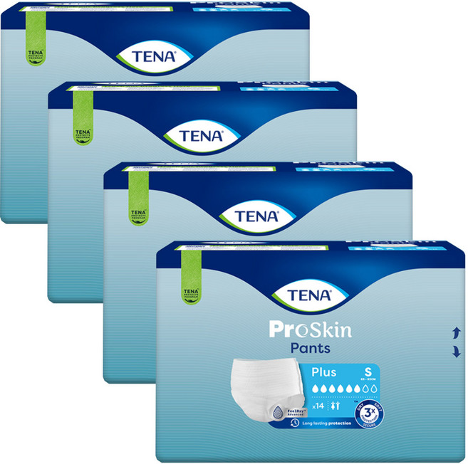 테나 플러스 언더웨어 팬티형 성인기저귀, 14매, 4세트
