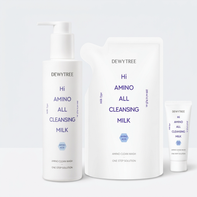 듀이트리 하이 아미노 올 클렌징 밀크 기획 (+200ml 리필+20ml), 2개, 200ml