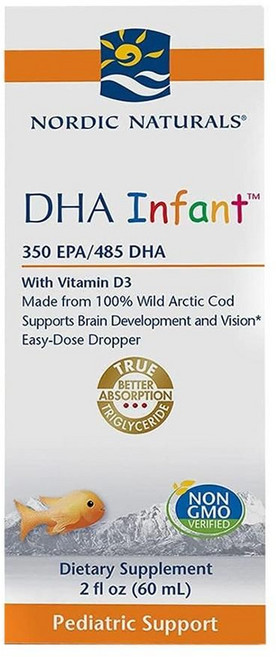 노르딕 액상 DHA 인펀트 영유아 오메가3 비타민 A D3 60ml, 1개