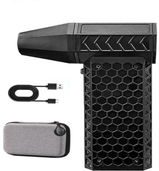 무소음탁상용선풍기 공업용환풍기 BLDC미니 터보 송풍기 전원 디스플레이 휴대용 터보 제트 선풍기 먼지