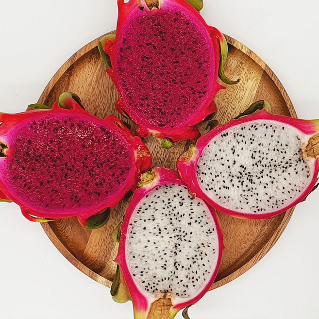 더노랑 속이흰 용과 또는 속이 빨간 적용과, 1박스