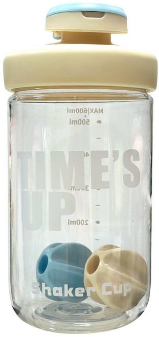 高蛋白水壺 乳清搖搖杯, 白色, 1個, 560ml