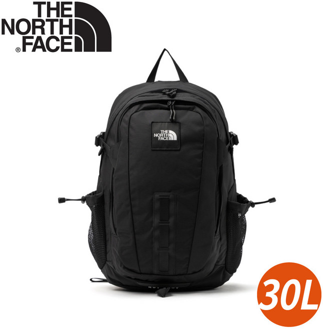 The North Face 30L 多隔層雙肩後背包《黑》, 黑