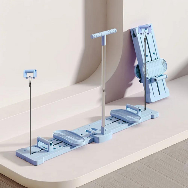 무음 스키 기계 얇은 다리 유산소 운동 엉덩이 트레이너 근육 훈련 모양을 아름답게 분지 바닥, Color: 4. 1 Blue, 1개