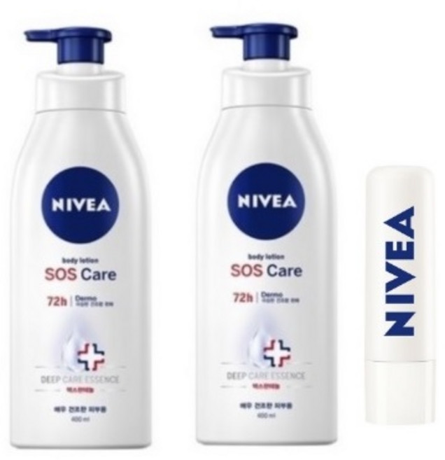 2026기획 니베아 풍부 보습 로션 800 에스오에스 더마 SOS 케어 립밤, 804.8g, 1개