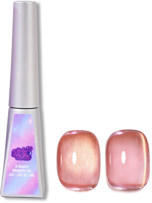 걸스코코 자석젤네일 투명 자석젤 네일 네일아트, 1개, 8ml, B25-05